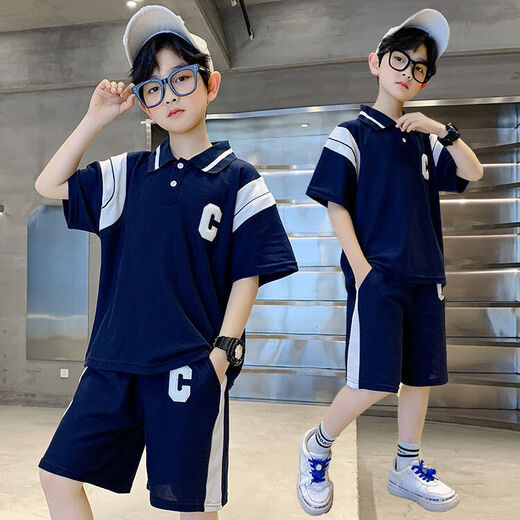 Flowers are Hello Summer Summer Fashion, Summer Thin Style, Medium-Large Boy Short Sleeve Mu Mu-826C Character Gray 150 Recommended height about 145 cm