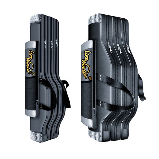 Wolf King Fishing Bag, Fishing Rod Bag, Sea Rod Bag, Fishing Rod Bag, Fishing Gear Bag, Sea Rod Bag, Fishing Bag, Double Layer Backpack, Handbag, Waterproof, Non-removable Wheel, 80 cm, Can be carried or carried, Double Layer