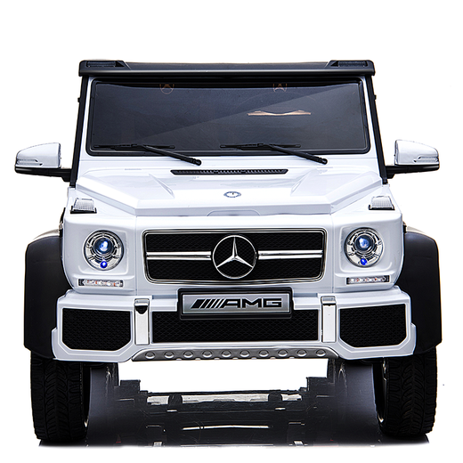 Jianhou extra large two-seater Mercedes-Benz children's electric car four-wheel drive remote control six-wheel car big G toy car pickup truck large black + four-wheel drive plastic wheels swing + dual batteries