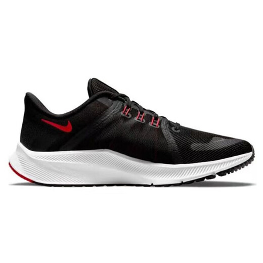 Nike (Nike) Laufschuhe Herrenschuhe für Sommer neue Luftpolsterkissen-Resistente, Schock-resistente, leichte, komfortable und vielseitige lässige und atmungsaktive Sportschuhe DA1105-001 Schwarz und Rot-Farbanpassung 44