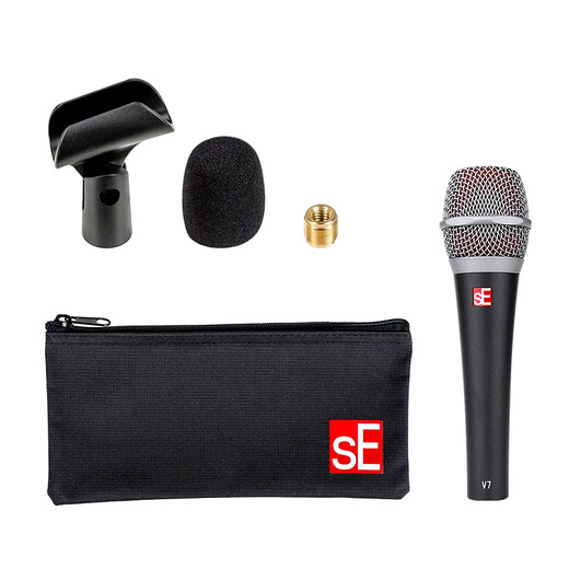 SE V7 dynamic microphone professional stage live performance vocal wired microphone computer live broadcast sound card karaoke anchor set equipment sE V7 standard + microphone cable + bracket