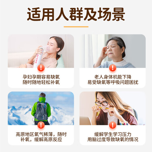 Medical oxygen cylinder portable respirator for pregnant women and the elderly home medical special device altitude sickness small oxygen tank 1000ml