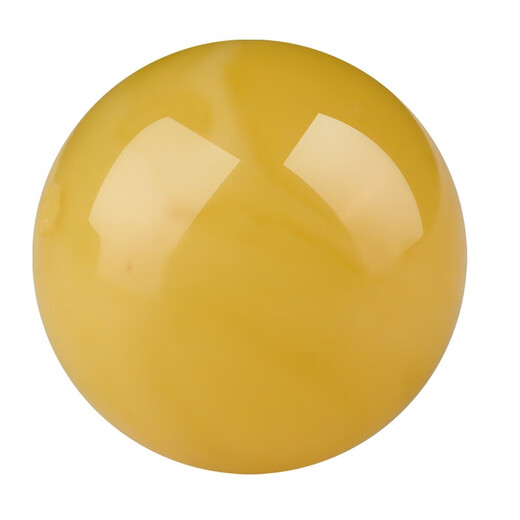 Lv Nong Jewelry Beeswax Round Beads New Honey Chicken Oil Yellow Loose Beads Bracelet Separate Beads Xingyue Bodhi DIY Beads Diameter About 12mm/piece New Honey Chicken Oil Yellow Model