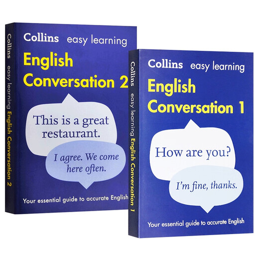 柯林斯轻松学英语口语会话2册 Collins Easy Learning English Conversation Book 英文原版