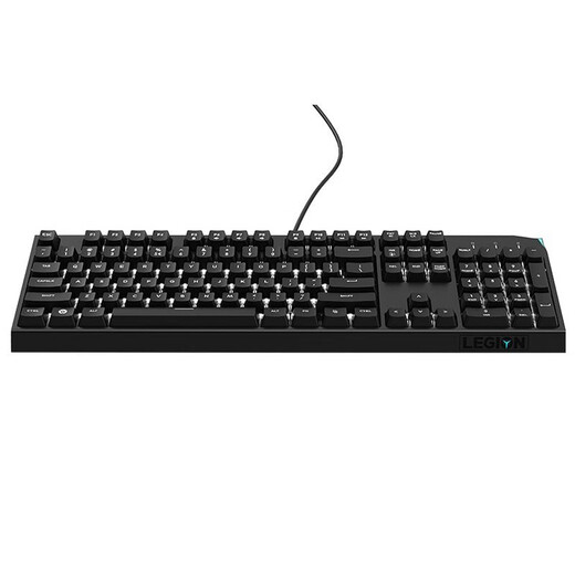Lenovo MK7 Savior Mechanical Keyboard Multi-function Gaming Keyboard Full Key Conflict-Free Gaming Peripheral LOL/CF Gaming Keyboard Brown Switch Savior MK7 Monochrome-Backlit Mechanical Keyboard