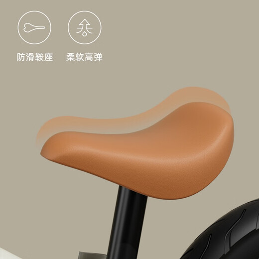 伊贝智儿童平衡车1-3-6-12岁两轮滑步车自行车2-5岁宝宝滑行小孩无脚踏 12寸 红色 推荐身高80-110cm 减震充气轮胎