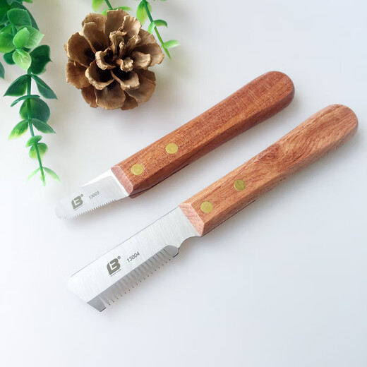 Robbie hair plucking knife, terrier type dog shaver, pet dog West Highland Bull Terrier, fox terrier, Schnauzer hair plucking knife, Robbie hair plucking knife, full set of 7 pieces