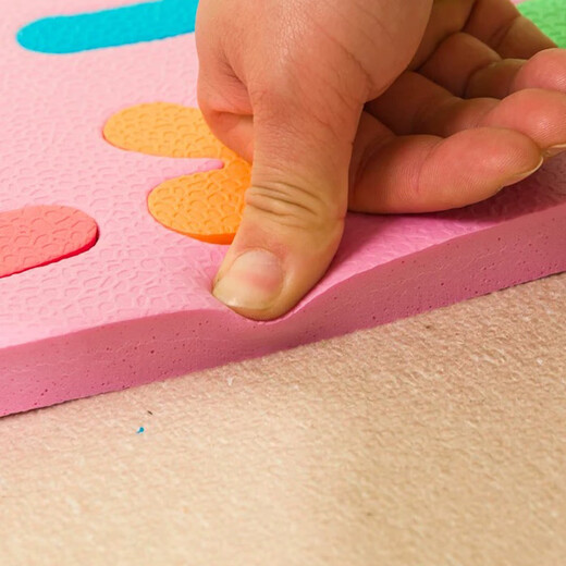 Liou Kindergarten Wandform kombiniert EVA -Schaumbaubau Block Wand Weiche Stück Haushaltswand Kinderspielzeug 3 Jahre altes EVA -Baustein Digitales Modell (zufällige Farbe)