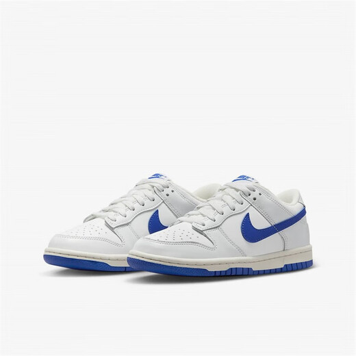 耐克（NIKE）女鞋 Dunk Low 摩卡咖啡巧克力色复古低帮休闲运动鞋防滑耐磨板鞋 DH9765-105 白蓝GS#送礼推荐 38