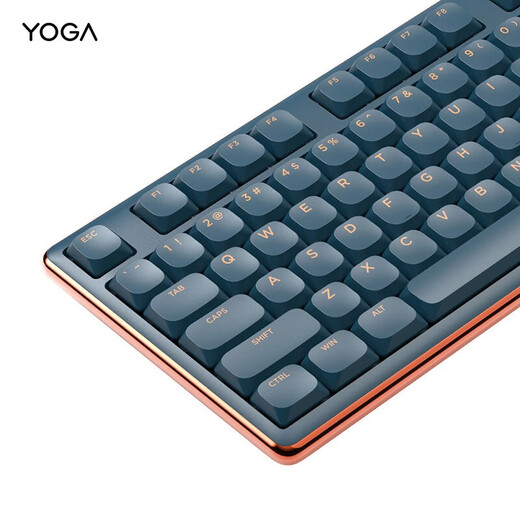 Lenovo dual-mode wired Bluetooth multi-function gaming keyboard full-key conflict-free e-sports peripherals chicken-eating LOL/CF gaming laptop desktop universal YOGA K7 white backlit mechanical keyboard/Jiadalong axis