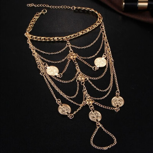 CARVELOVE anklet small bell palace bell anklet anklet couple exotic anklet anklet tattoo stickers ancient fairy air tassel pair 0cm