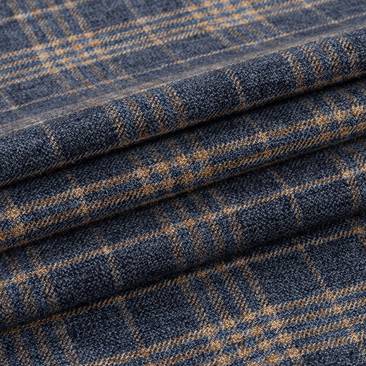 Shanshan (FIRS) pure cotton brushed long-sleeved shirt for men, middle-aged dad's cotton plaid shirt for men A951-2 42