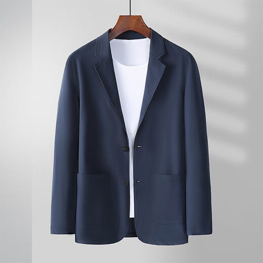 Vatica (VEDEOL) quick-drying thin ice silk sunscreen skin suit men's suit men's suit jacket men's spring and summer breathable casual top black XL-weight 145-160 suitable