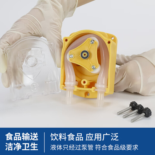杰恒（JIHPUMP）683K大流量蠕动泵小型工业灌装机恒流泵自吸循环泵油墨饮料输送泵 683K/ZL-24V-507R-3215ml/