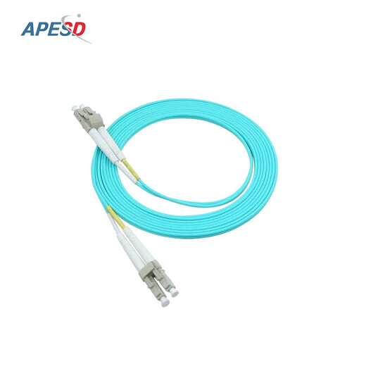 
APESD indoor multimode 10 Gigabit dual core fiber jumper OM3OM4 telecommunications grade LC FC SC ST optical module transceiver connection cable red LC-LC 10 Gigabit multimode dual core OM3 1m