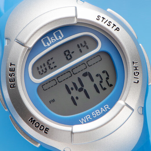 CITIZEN's watch brand Q&Q green plate quartz rubber strap watch VQ50J028Y Christmas gift