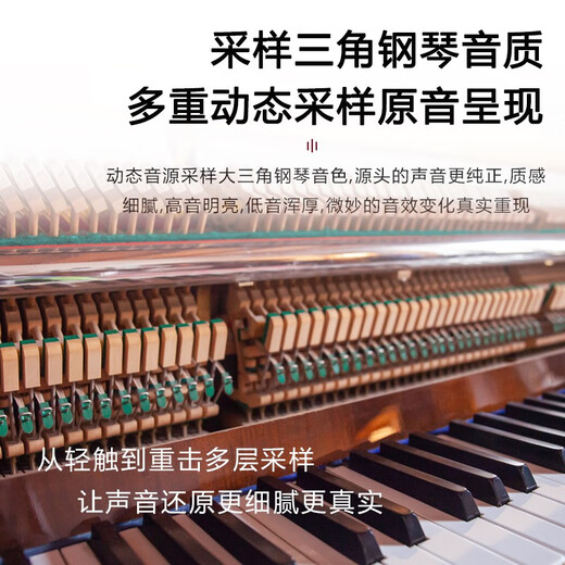 
RYEFIELD (RYEFIELD) Electric Piano 88 Key Heavy Hammer Beginner Professional Grading Piano Beginners Home Digital Electronic Piano Adult Performance Grade High Box RY688 Heavy Hammer Bottom-Wood Grain Black