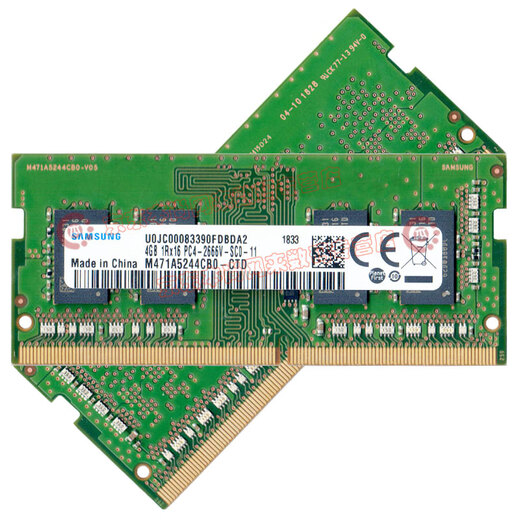 Samsung (SAMSUNG) original DDR4 PC4 fourth generation notebook all-in-one computer memory module SODIMM suitable for Lenovo Dell Asus HP Acer Apple MSI QNAP DDR4 2666/2667 4GB notebook memory