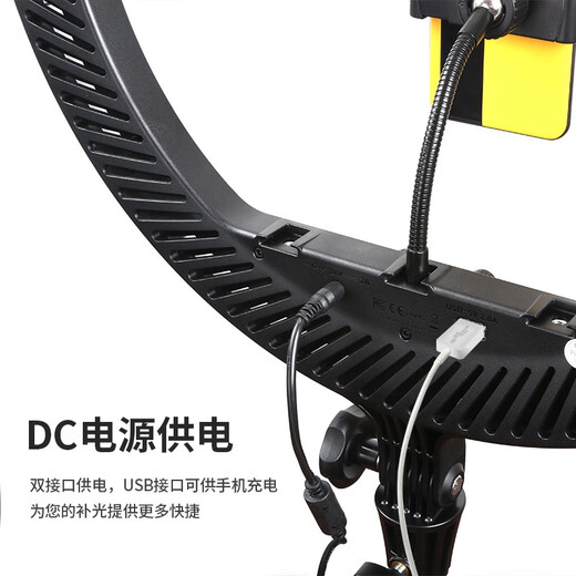 Godox Ring Fill Light Beauty Soft Light LED Outdoor Internet Celebrity Anchor Mobile Live Broadcast Beauty Light Cosmetic Lamp LR150 Black Requires purchase of separate light stand Official standard configuration