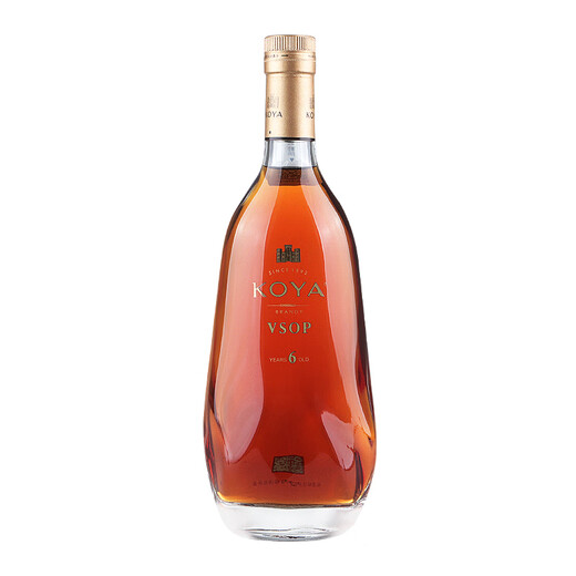 张裕可雅桶藏白兰地 国产葡萄蒸馏酒 6年VSOP 40度白兰地 单瓶700ml