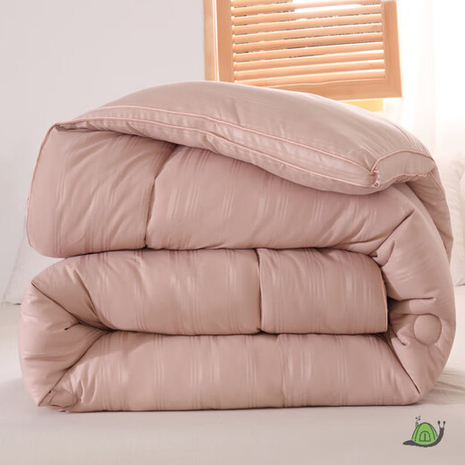 瑾汐艳九孔被子出口加厚大豆纤维冬被冬季保暖10斤九孔纤维被芯速暖超柔 出口质量保暖贴身豆沙色 150x200cm4斤空调被