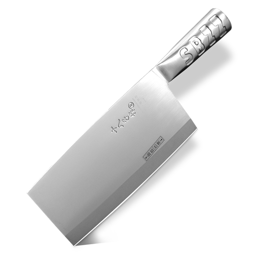Shibazi Zuo Messer Küchenmesser Haushalt Edelstahl Hackmesser Schneiden von Fleisch Knochen Hackmesser Yangjiang Shibazi Hackmesser Fliegender Ball Verbesserte Version Groß P01