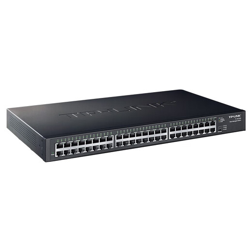 普联现货 TP-LINK TL-SG1048 48口全千兆交换机机架式监控摄像头交换机 TL-SG1048 48口全千兆机架型交换机