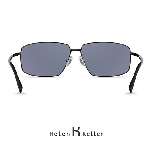 Helen KELLER (HELEN KELLER) new product glasses for men's classic simple single beam business square frame sunglasses driving fishing polarized sunglasses H8758P21 gold frame dark green sheet (full color sheet)