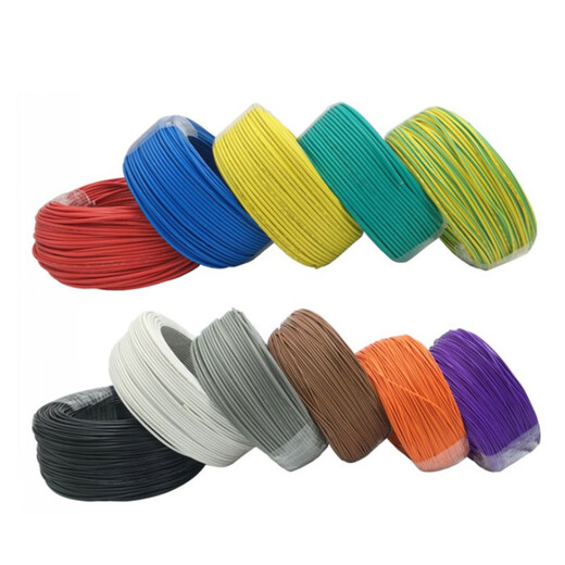 
Qifan wire and cable RV0.5 square national standard copper core special soft wire multi-strand soft wire signal wire black 100 meters