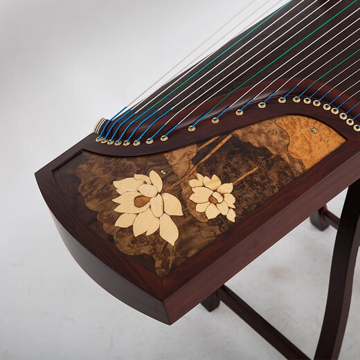 Sound-seeking guzheng, gold silk old nanmu collection, Tang Zheng, performance teaching, grade examination, guzheng national instrument, mahogany evening lotus reflecting the moon