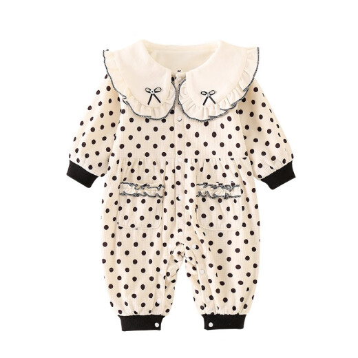 Water Flower Baby Autumn and Winter Jumpsuit Baby Plush Autumn Clothes Newborn Baby Outing in Early Winter Cute Full Moon Hundred Days Clothes 2311566