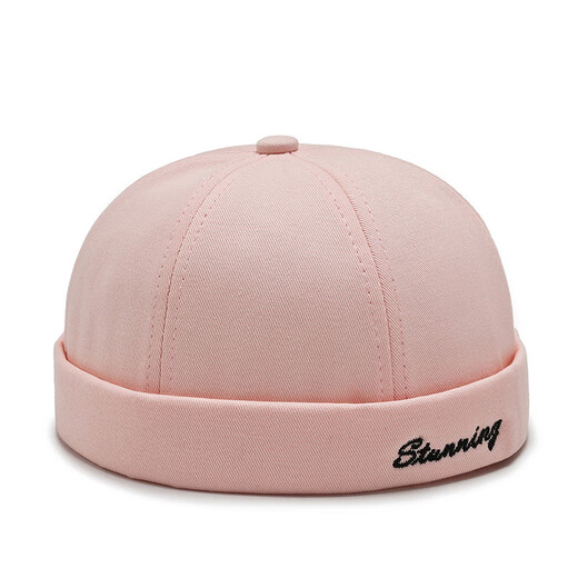 New fashion four-season landlord hat men street trendy hip-hop hat brimmed melon skin hat women light board hat women trendy black gold embroidery adjustable