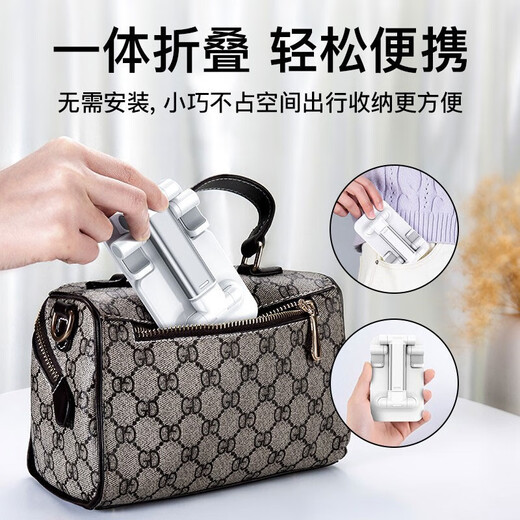 Luozi Handy-Ständer, Live-Übertragungsausrüstung, verstellbar, zusammenklappbar, Heben, kreativer Desktop, Lazy-Ständer, tragbar, iPad-Tablet, universeller Stützständer, Internet-Promi, Fernsehen, faltbar + frei versenkbares Modell, perlweiß.