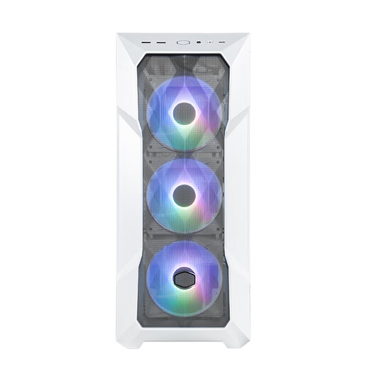 酷冷至尊（CoolerMaster）TD500MESHV2白 EATX电脑中塔机箱 冲孔前面板/钢玻侧板/双360水冷位/配3ARGB风扇