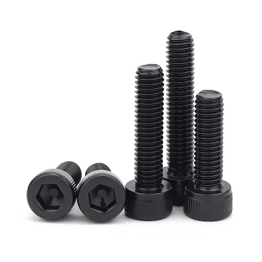 Gold super black 304 stainless steel hexagon socket screw cup head bolt cylindrical head screw extended M2M3M4M5M6M8M12 M8*40 (2 pieces)