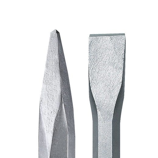 Dongcheng impact drill bit square round handle tip flat chisel pickaxe electric pick shovel slotting drill concrete electric hammer flat shovel square handle tip shovel-14X250