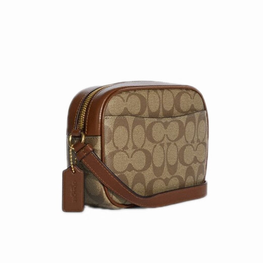 CoaCH (COACH) women's bag, women's Jamie small one-shoulder crossbody bag, women's camera bag, small square bag, give to girlfriend C9926/CQ874 Khaki brown IME74