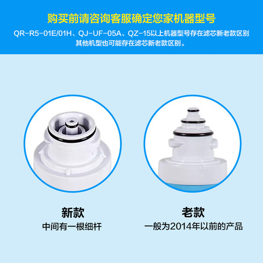 Qinyuan Qinyuan water purifier filter element is suitable for old 05 series KRT5800/5820 series granular activated carbon filter element - suitable for QR-RO-05, etc.