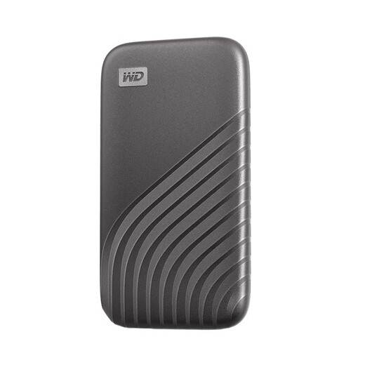 Western Digital (WD) NVME Mobile Solid Drive (PSSD) Мой паспорт SSD интерфейс тип-C 1050 МБ/с. Серый-(скорость передачи 1050 МБ/с) 500 ГБ (официальный стандарт)