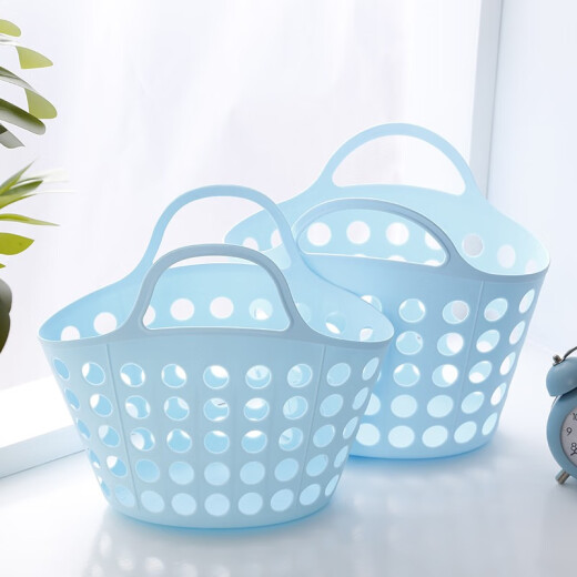 Spero portable bath basket bath soft plastic student hanging storage basket toiletries dormitory bathroom bathroom basket large gray