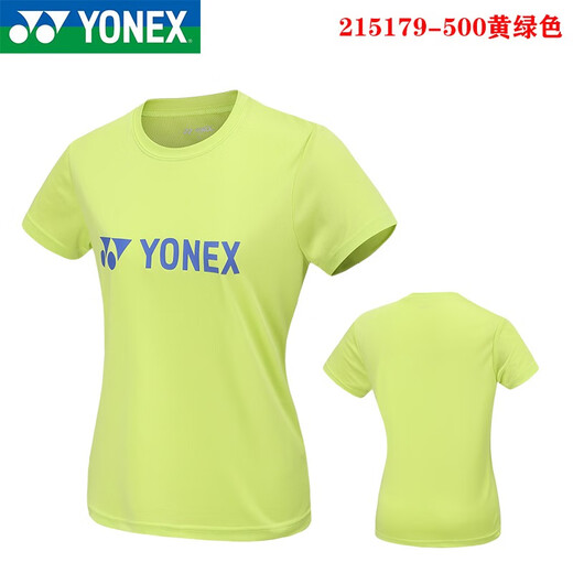YONEX尤尼克斯羽毛球服短袖运动T恤速干衣服yy团购队服 115179 多色 品蓝女款215179-683 M