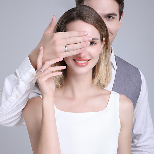 Luxurious pearls in stock, sparkling, pt950 platinum pair rings, couples, plain ring, platinum, men's proposal for marriage, size 10, 2.8g