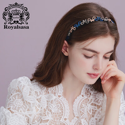 Royal sasa royal salsa headband hair accessories simple hairband face wash headband rhinestone hairpin hairpin head jewelry