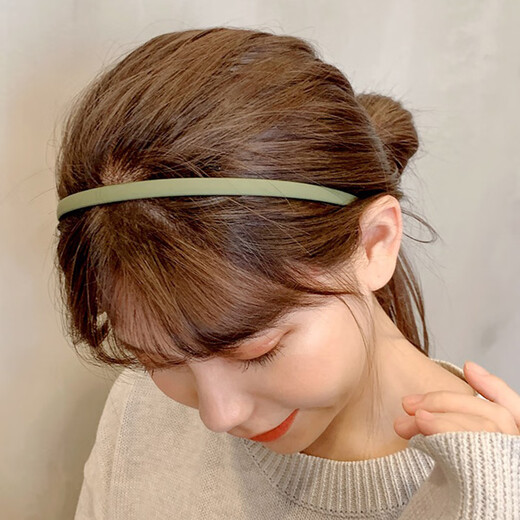 Xiangwan hairband, hairpin, female high-end going out hairpin, thin edge frosted headband, non-slip face wash headband, birthday gift