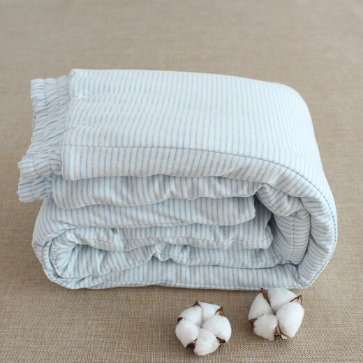 Cotton chant pure cotton striped women's cotton trousers thickened adult high-waisted trousers for winter home warmth inside and outside wear pink stripes M size recommended weight 105-115 Jin Jin equals 0.5 kg