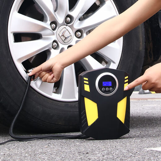Runqun car air pump car portable car electric tire multi-function 12v car air pump digital display car air pump