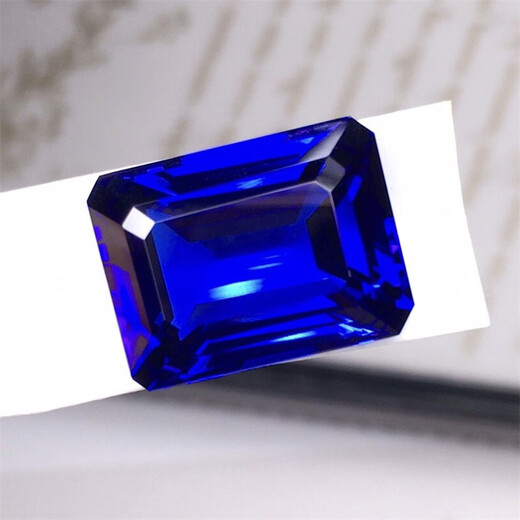 Mochen Jewelry Pure 5A+ Natural Square Tanzanite Bare Stone. Exquisite workmanship and can be inlaid. The main stone is 18.84ct.