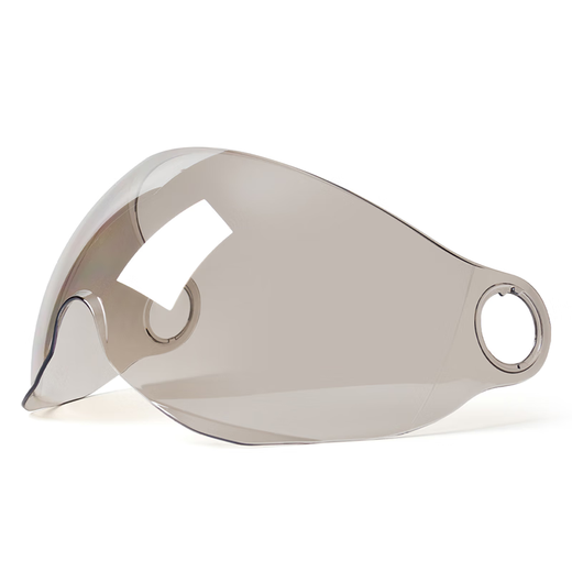 YEMA Electric Vehicle Helmet Universal Windproof and Sunproof Long Lens Short Lens 325S/329S/339S (Brown Short Lens))