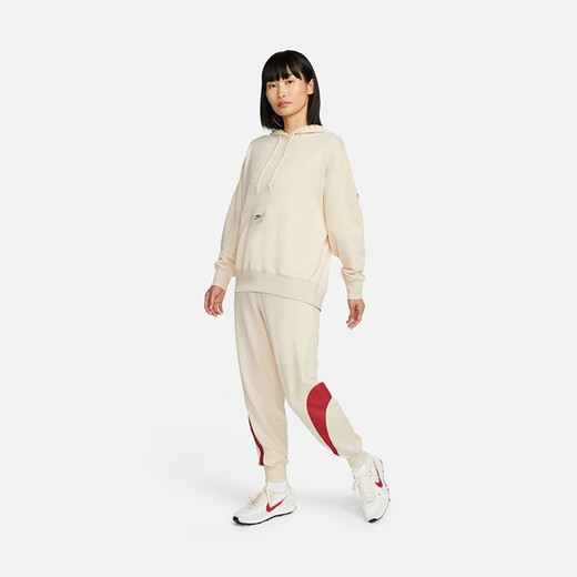 耐克（NIKE）  2022秋新款女子法式毛圈长裤秋季卫裤耐克勾勾复古长裤 DQ6227-219 XS