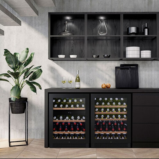 Diberai specializes in Vintec VWS050SBA-X Danish red wine cabinet embedded constant temperature wine cabinet kitchen cabinet matching wine cabinet tea beverage VWS050SBA-X single temperature 50 bottles